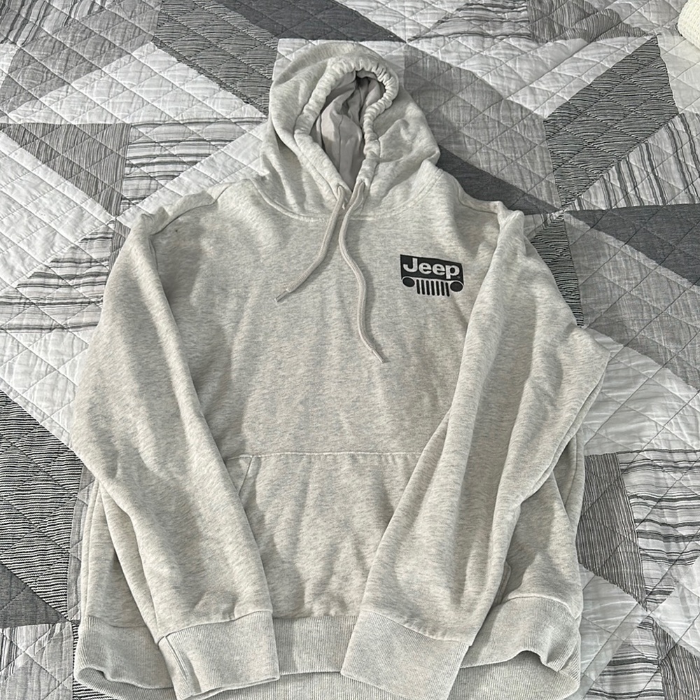 Hollister Gray Knit Crew Neck Sweater